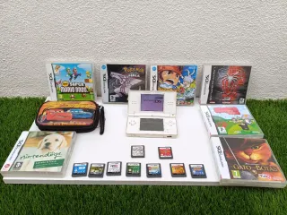 Lote Nintendo DS con juego de Pokémon, Inazuma,etc