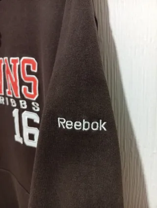 Sudadera Reebok Marrón NFL Browns Talla L oversize