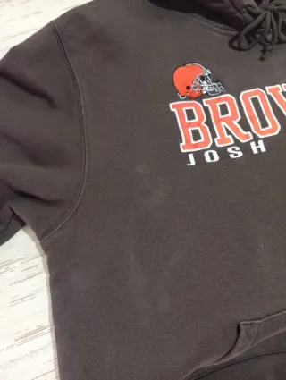 Sudadera Reebok Marrón NFL Browns Talla L oversize