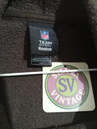 Sudadera Reebok Marrón NFL Browns Talla L oversize