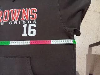 Sudadera Reebok Marrón NFL Browns Talla L oversize