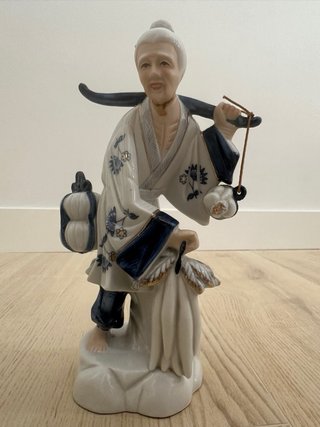 Pescadores Eiho porcelana japonesa