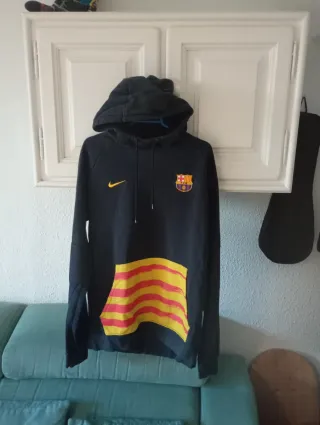 Sudadera FC Barcelona Nike Negra