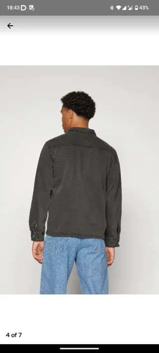 Chaqueta vaquera Lacoste eco noir