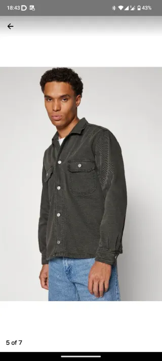 Chaqueta vaquera Lacoste eco noir