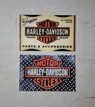42Placa retro todo Harley-Davidson vintage