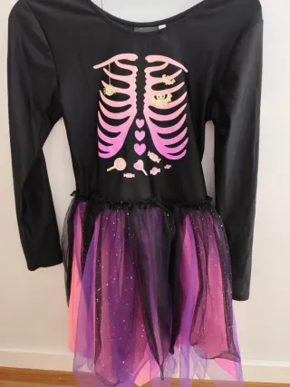 Disfraz esqueleto niña Halloween