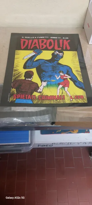 Poster Diabolik - Il Giallo a Fumetti N.25