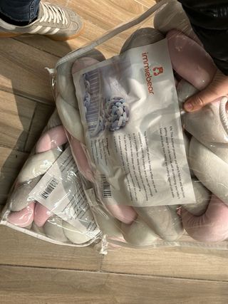 Trenza chichonera decorativa cuna 2 metros NUEVO