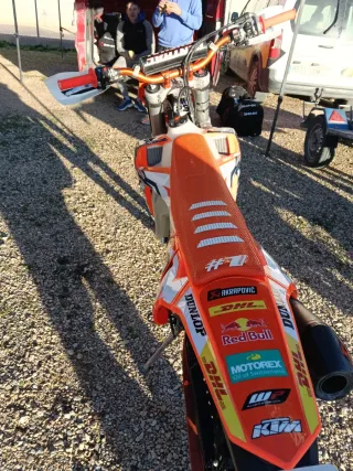 KTM 450exc Enduro Naranja/Blanco matriculada 2019.