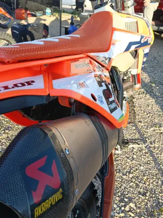 KTM 450exc Enduro Naranja/Blanco matriculada 2019.