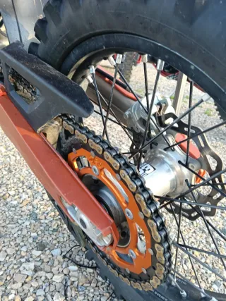 KTM 450exc Enduro Naranja/Blanco matriculada 2019.