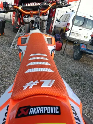 KTM 450exc Enduro Naranja/Blanco matriculada 2019.