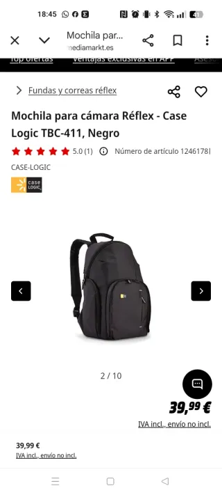 Cámara Nikon D3400 con accesorios