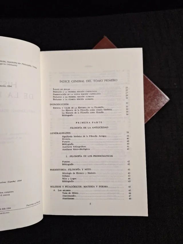 Johannes Hirschberger. Historia de la filosofía