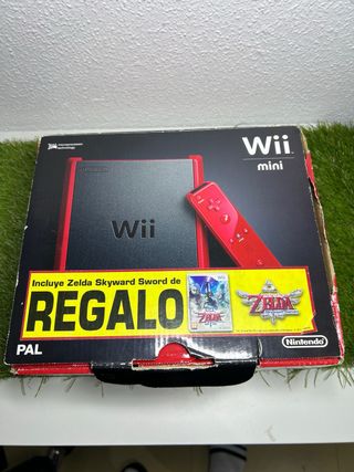Scatola Wii mini con accessori