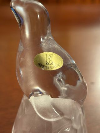 Coppia statue cristallo