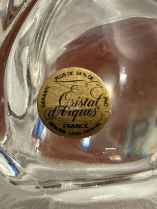 Coppia statue cristallo