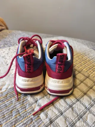 Zapatillas Pepe Jeans Talla 38 Beige/Rosa
