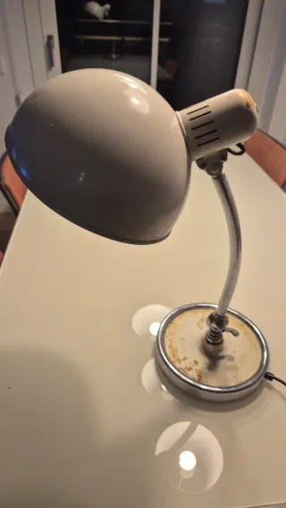 Lámpara de escritorio vintage años 70-80