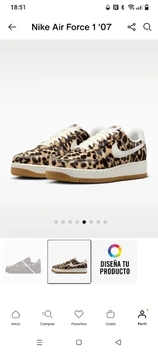 Zapatillas Nike Air Force 1 '07 Animal Print