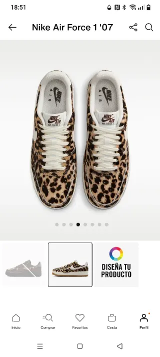 Zapatillas Nike Air Force 1 '07 Animal Print