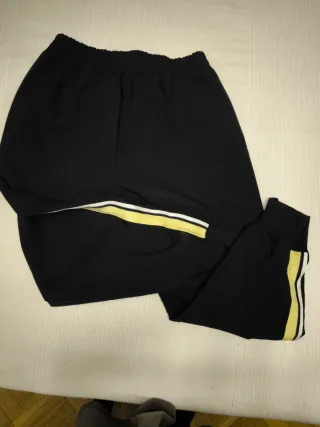 Pantaloncino sportivo donna nero/giallo