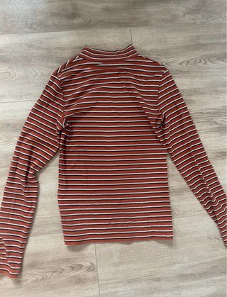 Jersey rayas cuello alto mujer Talla M