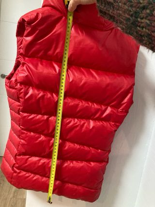 Chaleco acolchado rojo Benetton 10 años