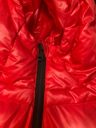 Chaleco acolchado rojo Benetton 10 años