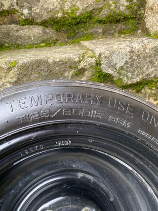 Rueda de repuesto Hyundai Kia T125/80D15