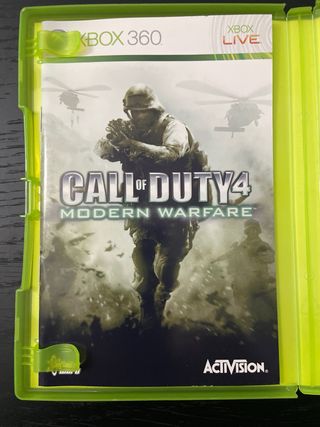 Call of Duty 4 Modern Warfare Xbox 360