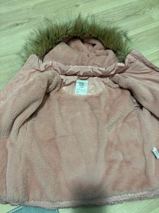 Abrigo rosa suave niña El Corte Inglés