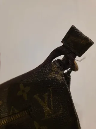 Neceser Monedero Louis Vuitton Marrón Dorado