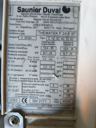 Placa Electrónica Saunier Duval Thematek 24E BT