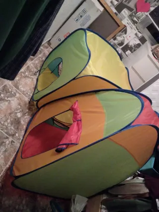 Tienda de campaña con túnel de union Imaginarium