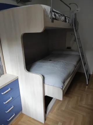 Litera abatible con escritorio