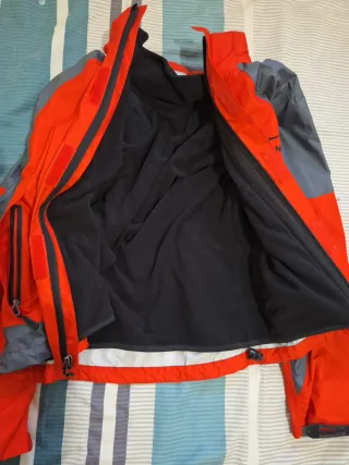 Cortavientos TIBETANO HARD WEAR naranja/gris