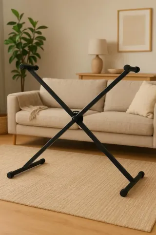 Soporte Teclado X Negro