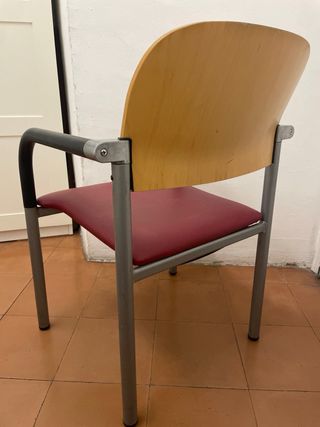 Pack 2 Sillas Madera y Metal