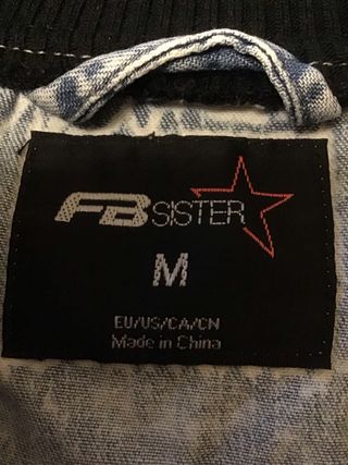 Casacca effetto jeans