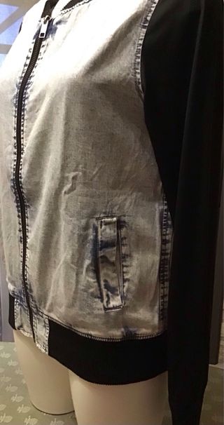 Casacca effetto jeans