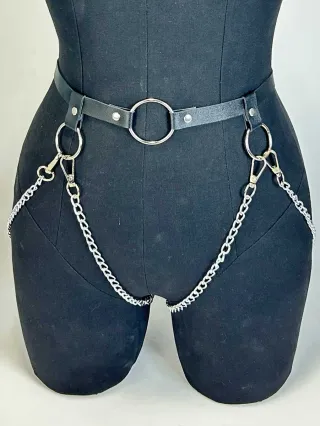 Lingerie con catena giarrettiera perizoma sexy puk