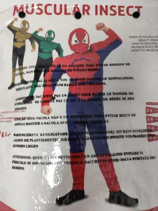 Disfraz Spiderman 6-8 años