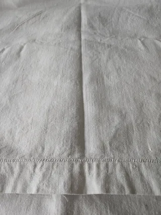 Lençol antigo em linho puro