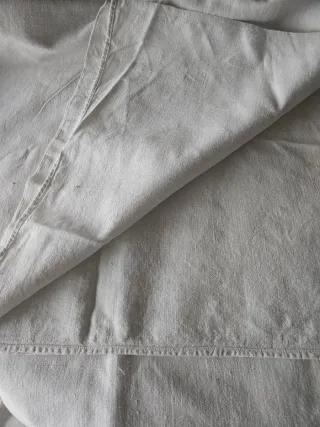 Lençol antigo em linho puro