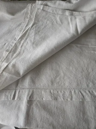 Lençol antigo em linho puro