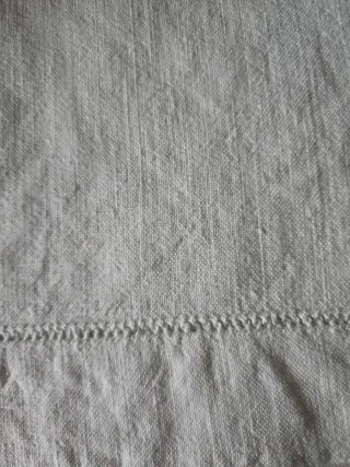 Lençol antigo em linho puro