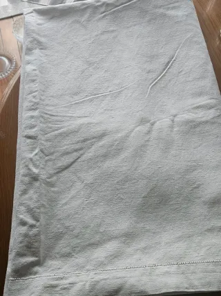 Lençol antigo em linho puro
