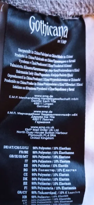 Leggings Gothicana by EMP mujer